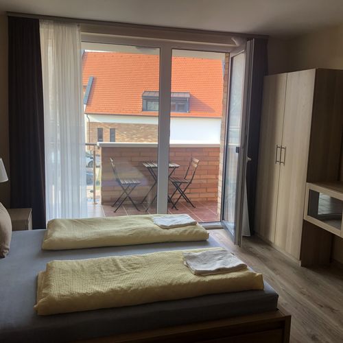 Apartament 2-osobowy Superior z tarasem z 1 pomieszczeniem sypialnianym (możliwa dostawka)
