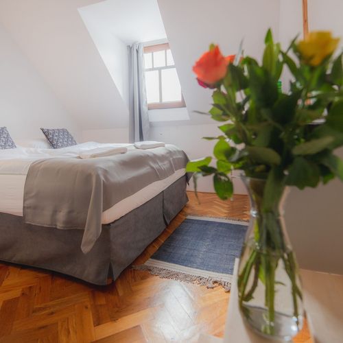 Economy Pokoj s koupelnou s manželskou postelí