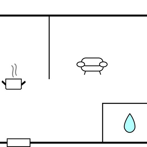 Apartament pentru 2 pers. (se inchirieaza doar integral)