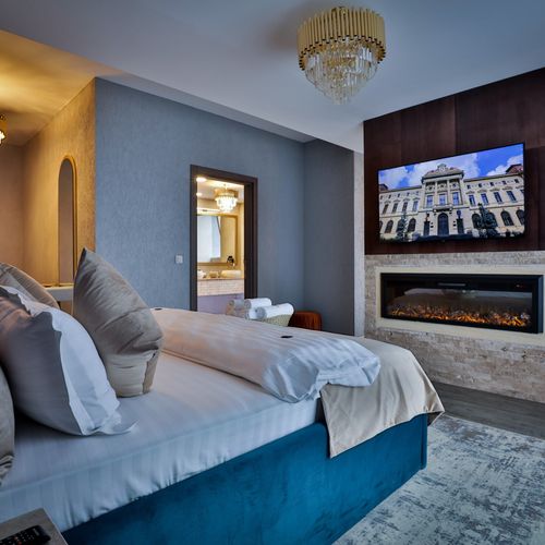 Camera dubla balcony Deluxe Double with Mountain View&Fireplace