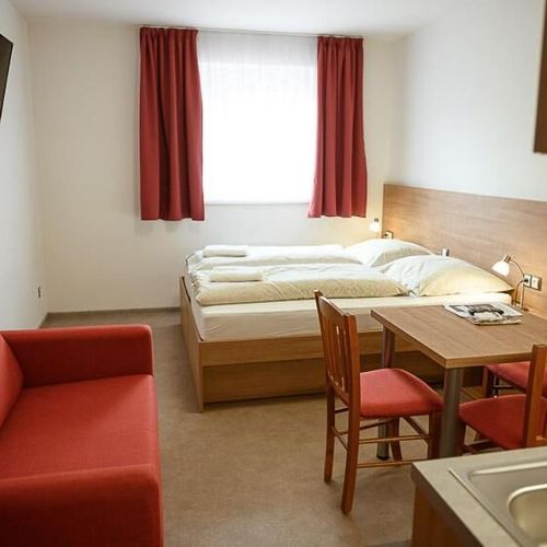 Apartament 2-osobowy Standard z aneksem kuchennym z 1 pomieszczeniem sypialnianym (możliwa dostawka)