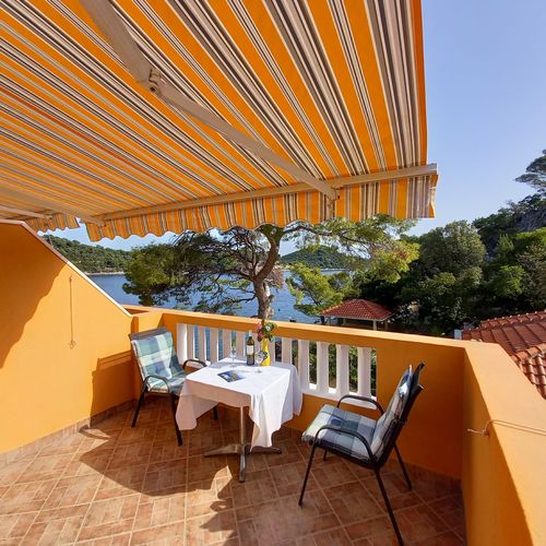 Apartament 2-osobowy z klimatyzacją z widokiem na morze z 1 pomieszczeniem sypialnianym A-7531-d