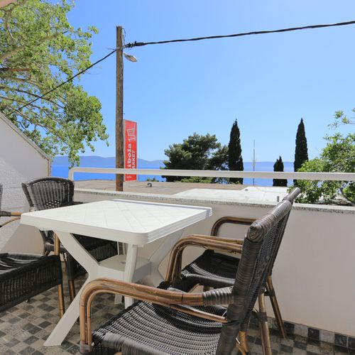 Apartament cu aer condiționat cu balcon cu 1 camera pentru 4 pers. A-18218-a
