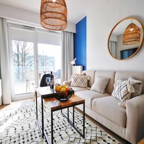 Apartament 4-osobowy z widokiem na port z 2 pomieszczeniami sypialnianymi