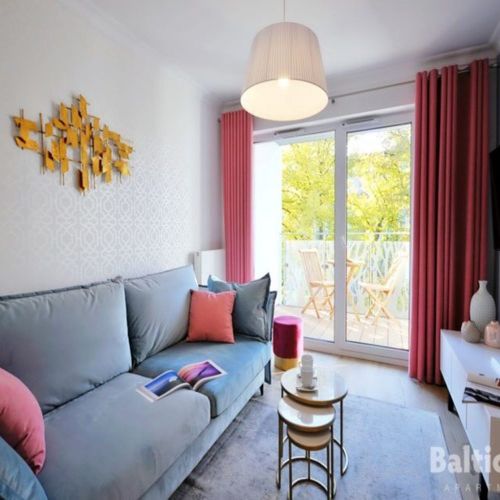 Apartament 4-osobowy na piętrze z widokiem na port z 2 pomieszczeniami sypialnianymi