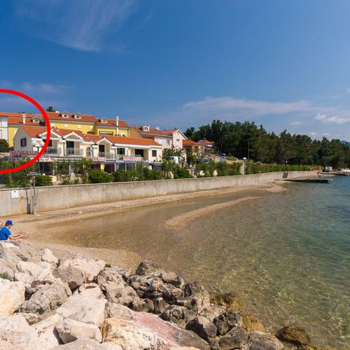 Apartman s klimatizací pro 4 os. se 2 ložnicemi s výhledem na moře A-19355-b