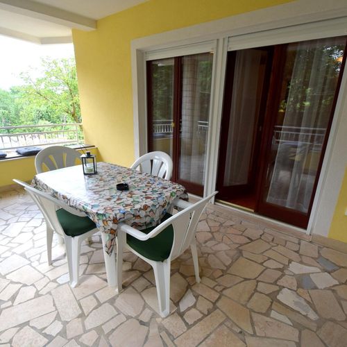 Apartament 2-osobowy z klimatyzacją z tarasem z 1 pomieszczeniem sypialnianym AS-19389-b