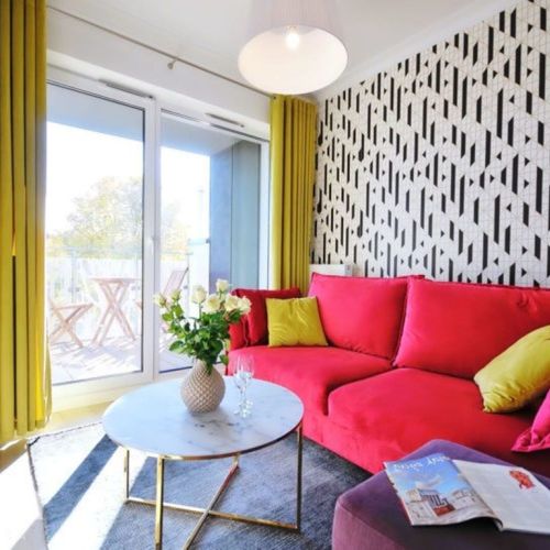 Apartament 4-osobowy z widokiem na port z 2 pomieszczeniami sypialnianymi