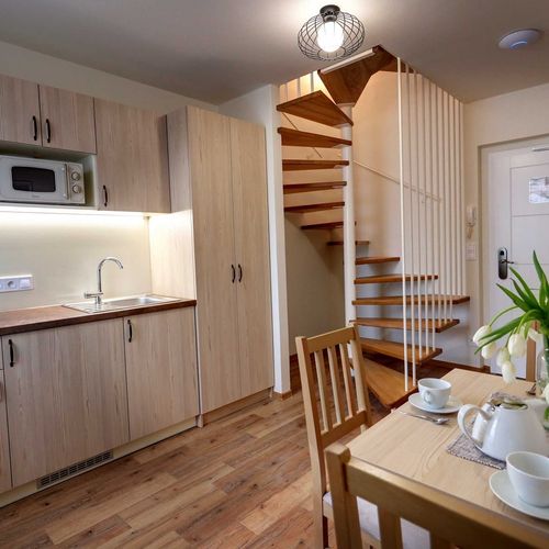 Apartman se sprchou s vlastní kuchyňkou pro 2 os.