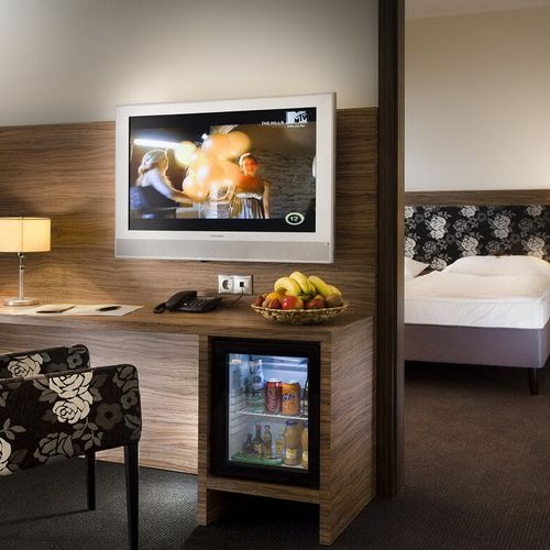 Suita la parter cu vedere spre pădure cu 1 camera pentru 2 pers. (se poate solicita pat suplimentar)