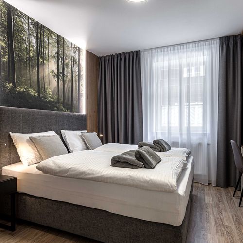 Deluxe Apartman s terasou pro 6 os. se 3 ložnicemi