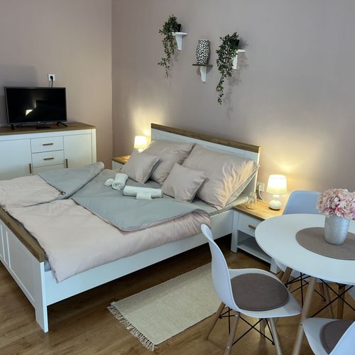 Apartament 4-osobowy Przyjazny podróżom rodzinnym z łazienką z 2 pomieszczeniami sypialnianymi