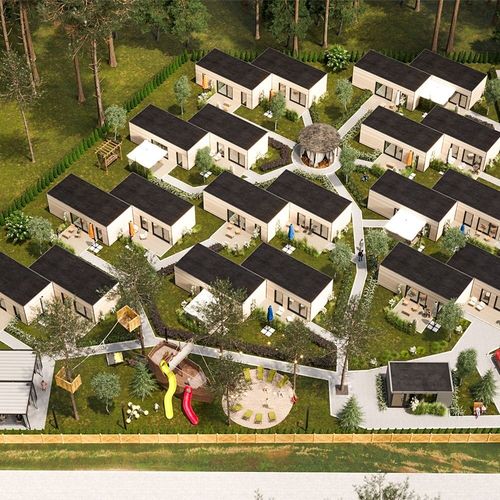 Domek letniskowy 6-osobowy parterowy Przyjazny podróżom rodzinnym