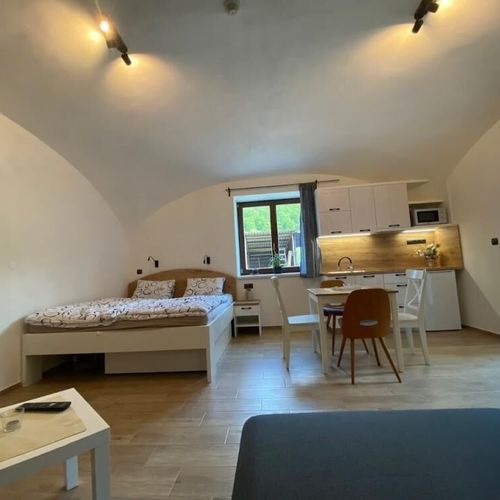 Apartament cu duș cu bucătărie proprie pentru 2 pers. (se poate solicita pat suplimentar)