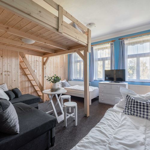 Apartament cu duș cu chicinetă proprie pentru 4 pers. (se poate solicita pat suplimentar)
