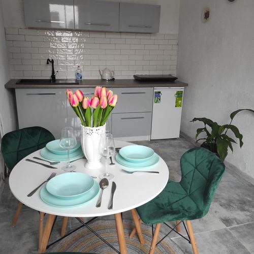 Apartament 2-osobowy na parterze Exclusive z 1 pomieszczeniem sypialnianym (możliwa dostawka)