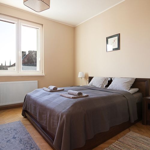 Apartament 4-osobowy Family z widokiem na miasto z 2 pomieszczeniami sypialnianymi