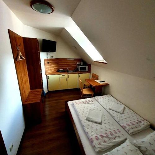 Camera dubla cu duș cu chicinetă proprie