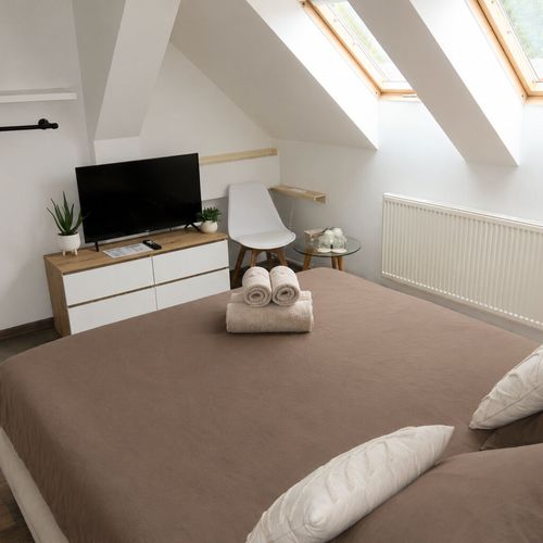 Apartament cu duș cu 2 camere pentru 4 pers.