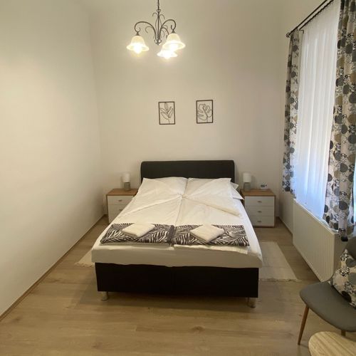 Apartament 4-osobowy Przyjazny podróżom rodzinnym z klimatyzacją (możliwa dostawka)