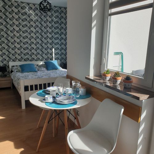 Apartament la etaj cu balcon cu 1 camera pentru 2 pers.
