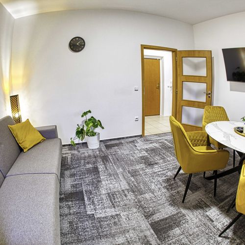 Apartament 2-osobowy z prysznicem z własną kuchnią (możliwa dostawka)