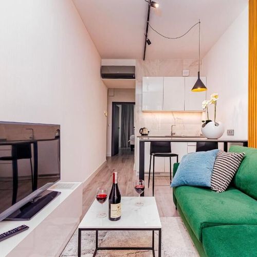 Apartament confort la etaj cu 2 camere pentru 4 pers.