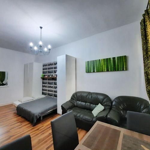 Apartament art la parter cu 1 camera pentru 5 pers.
