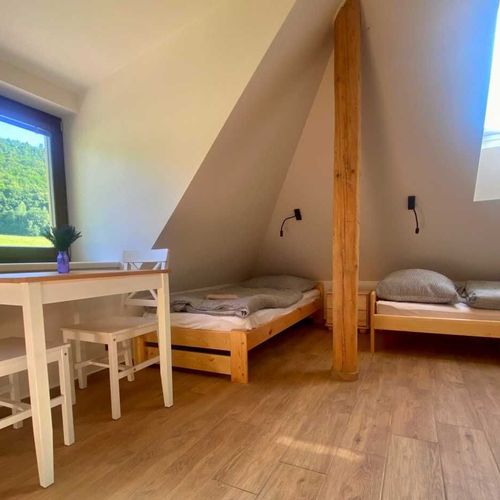 Apartament cu duș cu chicinetă proprie pentru 2 pers. (se poate solicita pat suplimentar)