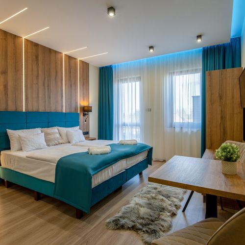 Apartament la etaj cu balcon cu 1 camera pentru 2 pers.
