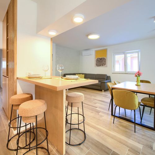 Deluxe Apartman s terasou s manželskou postelí s 1 ložnicí
