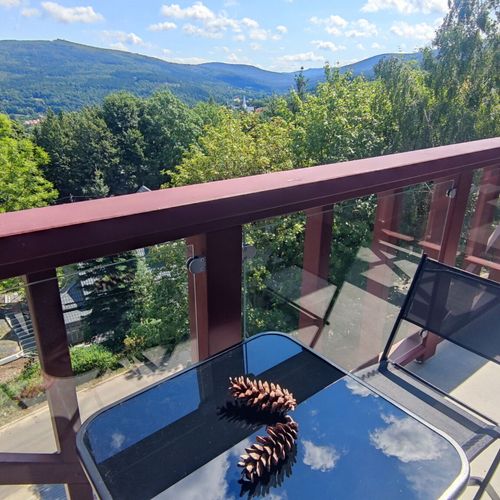 Apartament 4-osobowy na piętrze z widokiem na góry