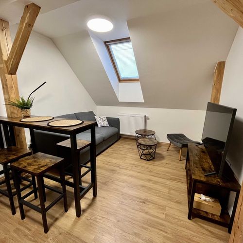 Apartament cu duș cu bucătărie proprie pentru 3 pers. (se poate solicita pat suplimentar)