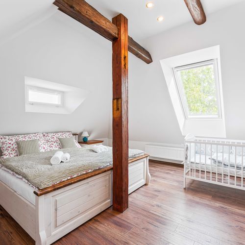 Apartman s vanou pro 4 os. se 2 ložnicemi v podkroví (s možností přistýlky)