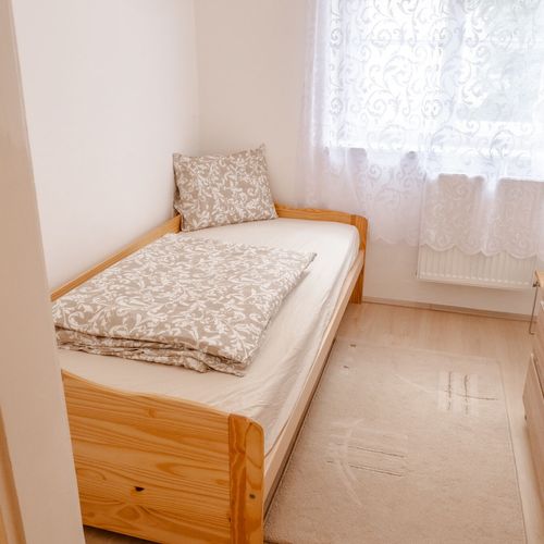 Apartament 4-osobowy Przyjazny podróżom rodzinnym z widokiem na ogród z 3 pomieszczeniami sypialnianymi (możliwa dostawka)