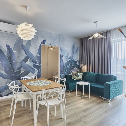 Apartament 4-osobowy na piętrze z balkonem z 2 pomieszczeniami sypialnianymi