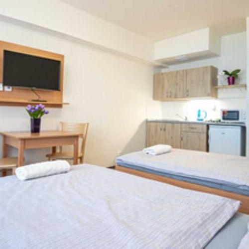 Studio Apartman se sprchou pro 2 os. s 1 ložnicí