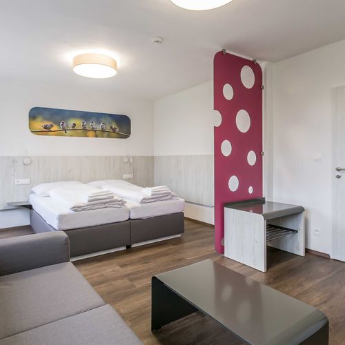 Deluxe Apartman se sprchou pro 2 os. s 1 ložnicí