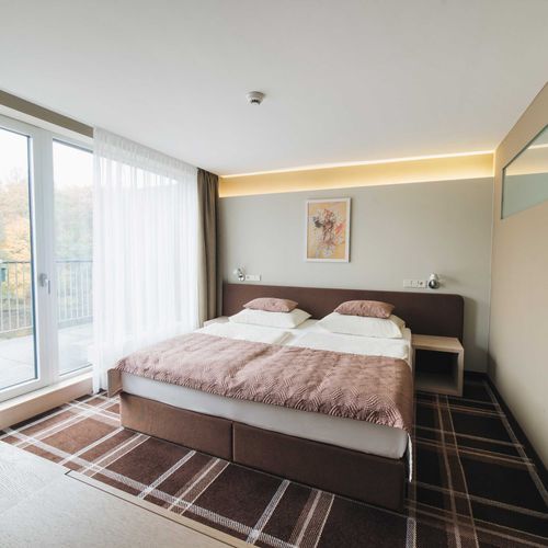 Presidential Apartman s vlastní kuchyňkou s manželskou postelí s 1 ložnicí (s možností přistýlky)