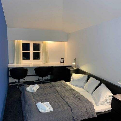 Apartman se sprchou  s manželskou postelí s 1 ložnicí