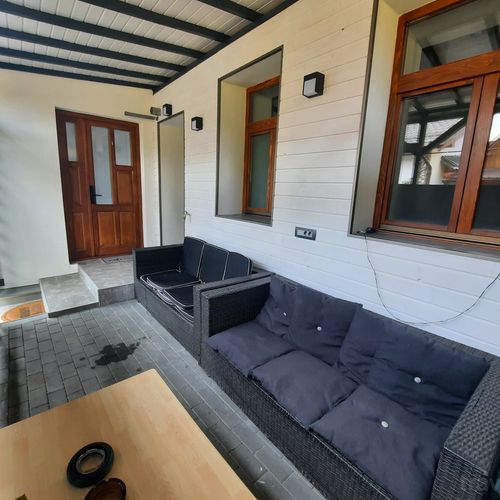 Apartament 4-osobowy Deluxe z tarasem z 2 pomieszczeniami sypialnianymi