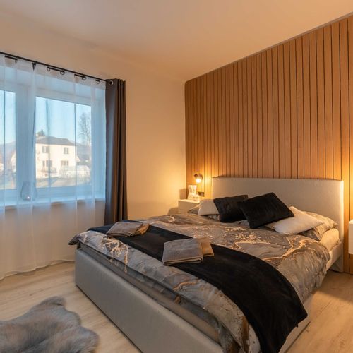 Apartament 6-osobowy z prysznicem z własną kuchnią