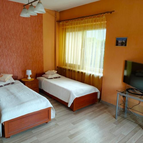 Apartament cu baie cu vedere spre grădină cu 1 camera pentru 3 pers.