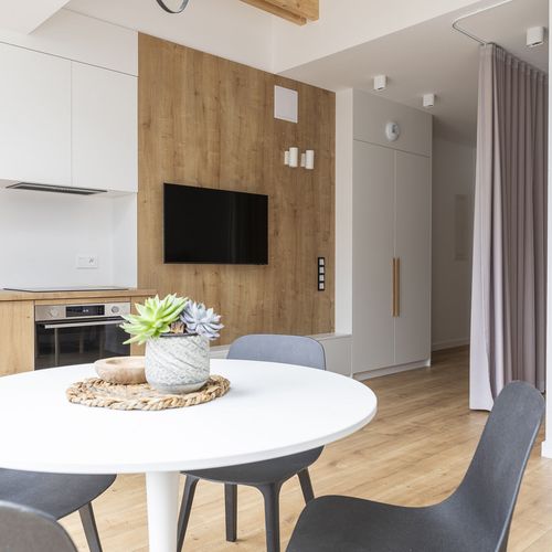 Apartament 4-osobowy na piętrze Przyjazny podróżom rodzinnym z 2 pomieszczeniami sypialnianymi
