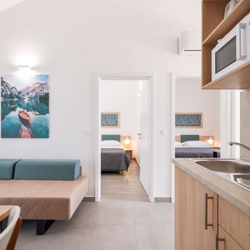 Apartament 4-osobowy Superior Family z 2 pomieszczeniami sypialnianymi
