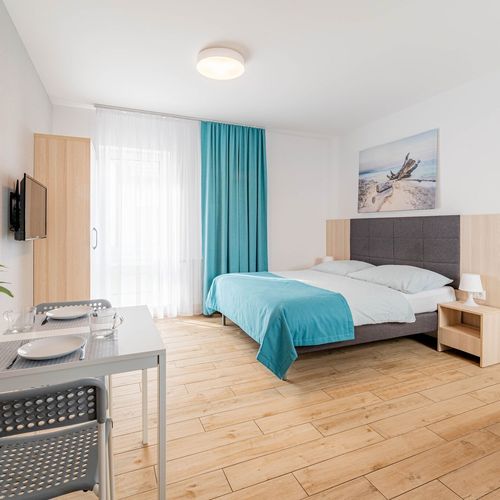 Apartament 2-osobowy z łazienką z 1 pomieszczeniem sypialnianym