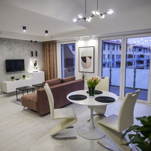 Apartament 4-osobowy z prysznicem z aneksem kuchennym z 2 pomieszczeniami sypialnianymi