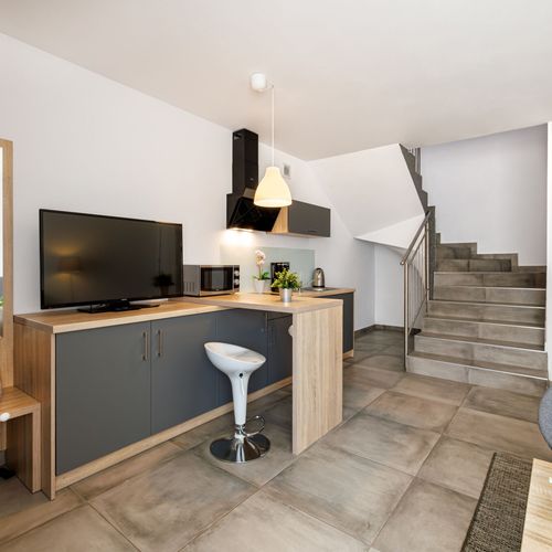 Apartament 4-osobowy cały dom z balkonem z 1 pomieszczeniem sypialnianym