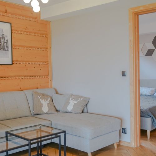 Apartament 6-osobowy z prysznicem z dostępem do ogrodu z 2 pomieszczeniami sypialnianymi