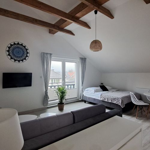 Apartament 4-osobowy na piętrze z prysznicem z 1 pomieszczeniem sypialnianym